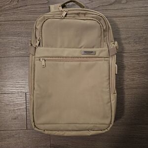 Duchamp Beige Men’s Compact Travel Backpack